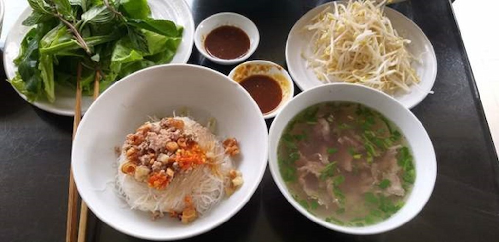 Phở khô ( Phở hai tô )			